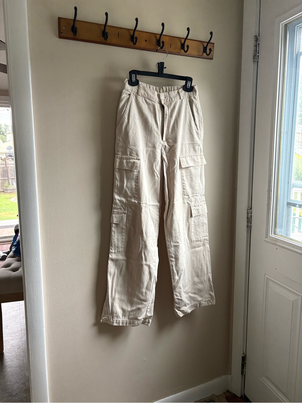 YFB Cargo Pants in Cream – Classic Utility Style